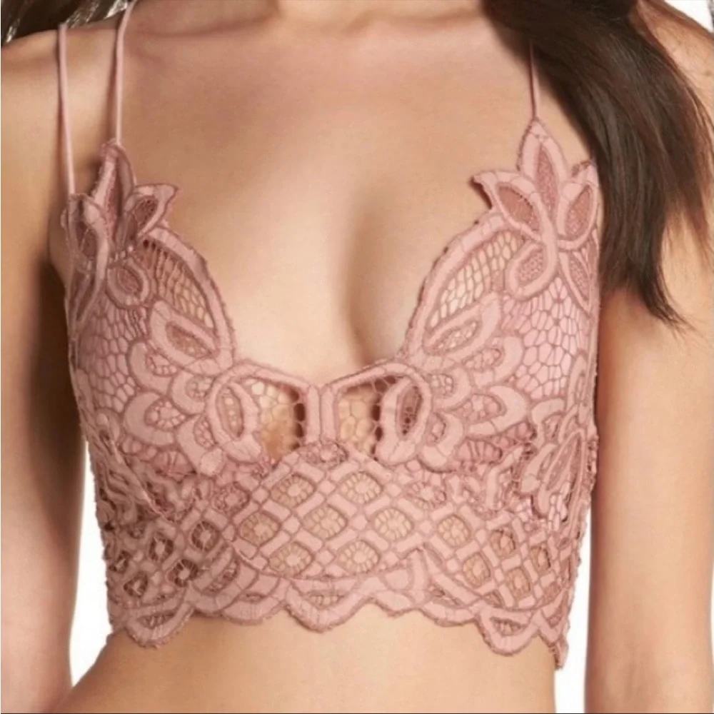 Free people mauve bralette - Picture 2 of 7